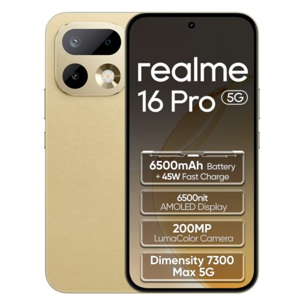 Version 1.0.0 Realme 16 Pro 8/256 GB (master gold)